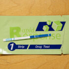 A fentanyl testing strip