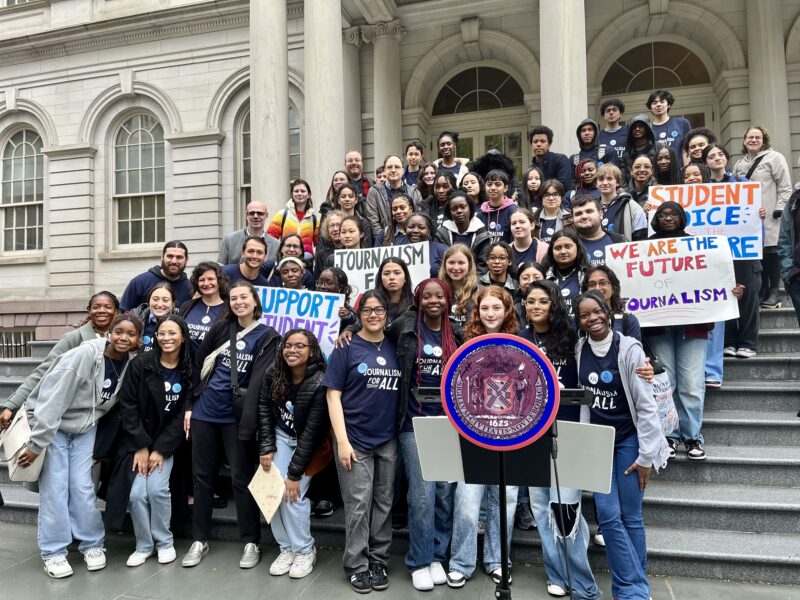 student journalism rally