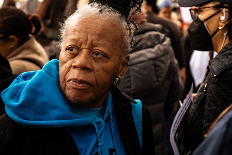 Viola Bibins, a rent stabilized tenant