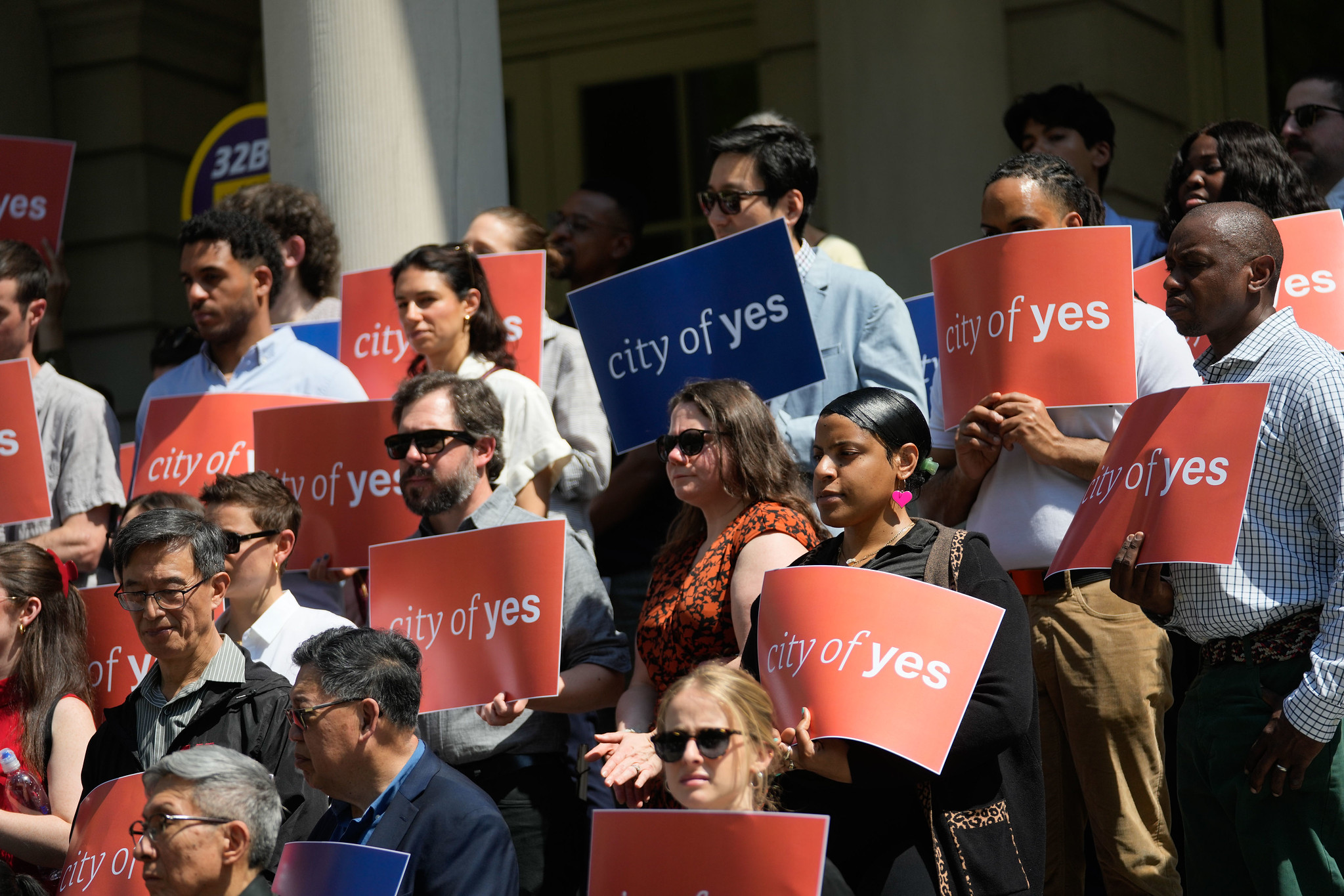 City of Yes rally