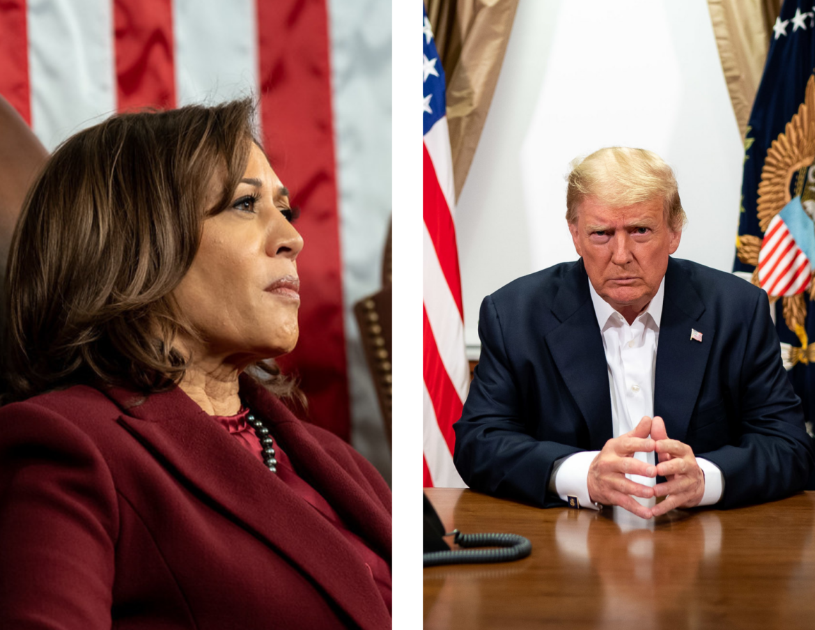 Harris, Trump